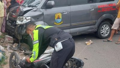 Ambulans Tabrak Dua Motor di Cirebon, Pengemudi Ojol Tewas Tragis