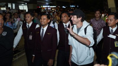 Valentino Rossi Tiba di Jakarta Murid-murid di Lombok