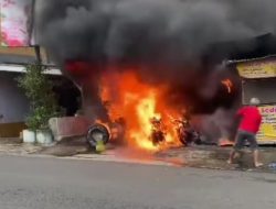 Bengkel Tambal Ban di Plered Cirebon Terbakar, Total Kerugian Capai Rp 55 Juta