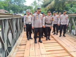 Jembatan Bailey Cikaleho di Jalur Nasional Ciamis-Cirebon Dibuka